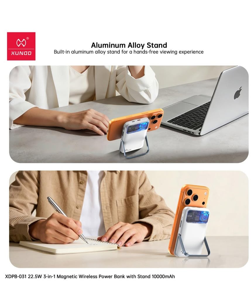XUNDO XDPB-031 10000 MAH POWERBANK WHITE - Image 8