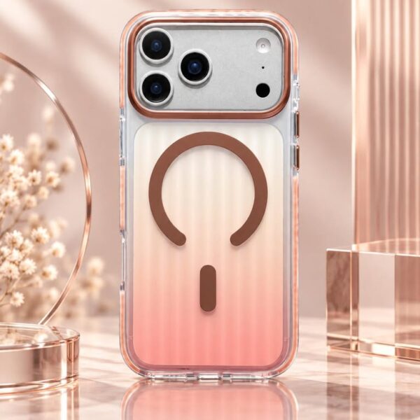 Iphone 17/18 Pro Max Rose Gradient Airbag-Style Case-