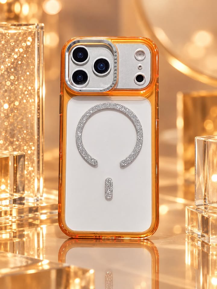 Amber Crystal Ring Case
